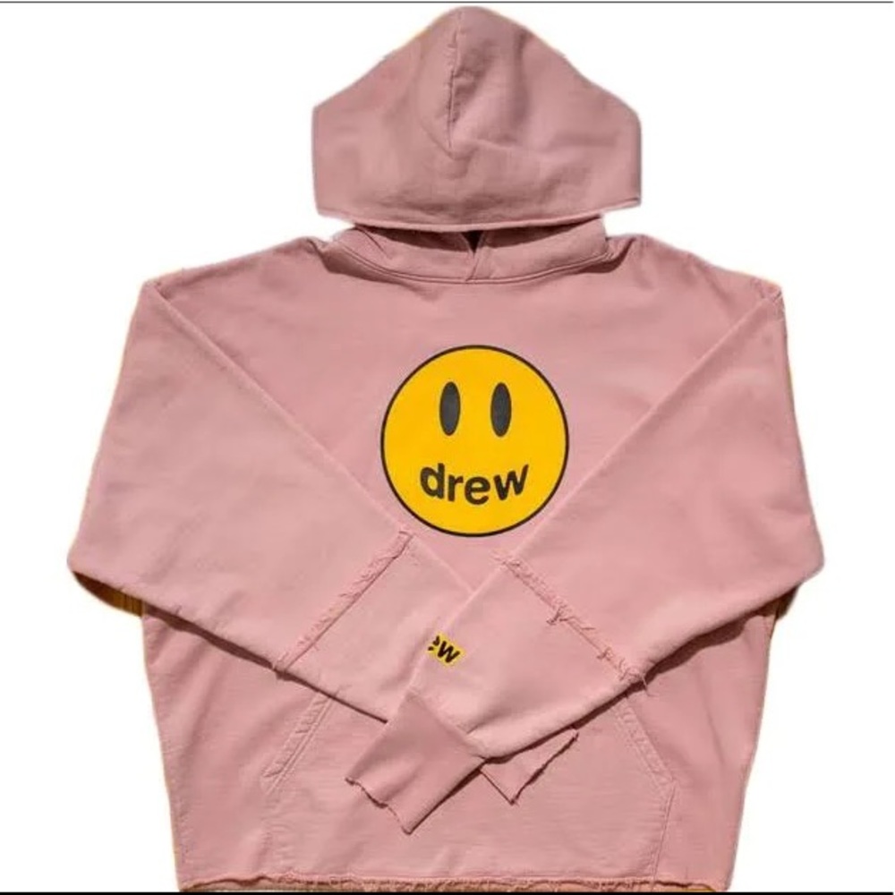 NWT Drew House Mascot Deconstructed Hoodie - Dusty Rose